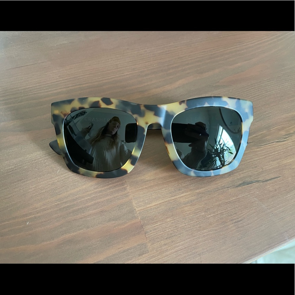 Electric Crasher Matte Tort Grey Polarized Sunglasses